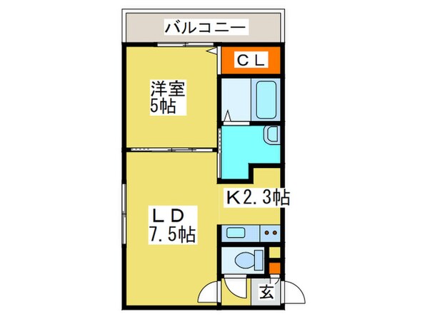 サンコ－ト円山ガ－デンヒルズの物件間取画像